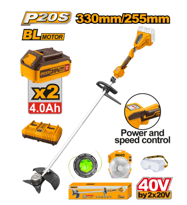 Cordless string trimmer and brush cutter CSTLI200285