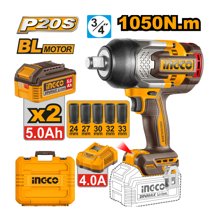 Cordless impact wrench CIWLI20105
